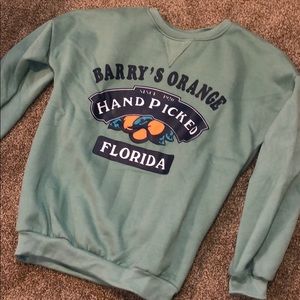 Barry’s Orange, Florida Women’s Crewneck